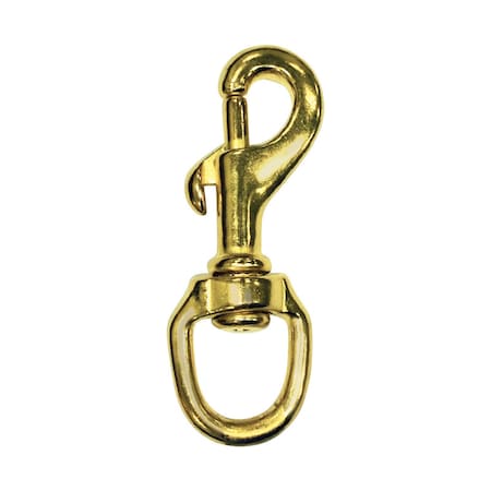 Baron Baron 1-1/4 in. D X 4-7/8 in. L Polished Bronze Bolt Snap 38 lb 225B-1 1/4